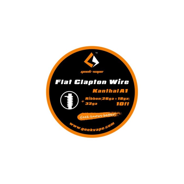Kanthal A1 Flat Clapton Wire Ribbon